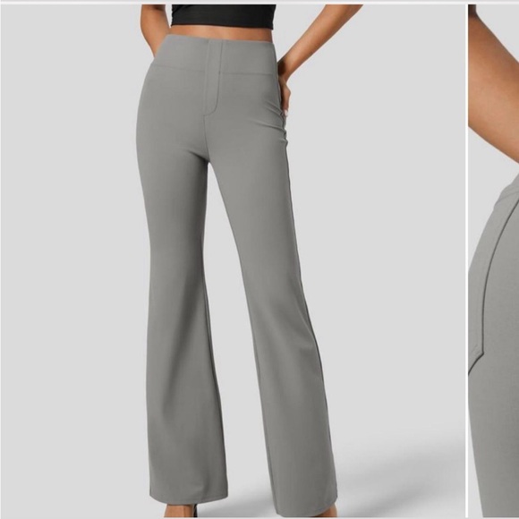 HALARA Women's Gray Flare Pants - Picture 1 of 1